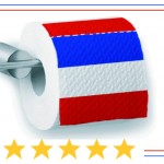 drapeau français papier toilette