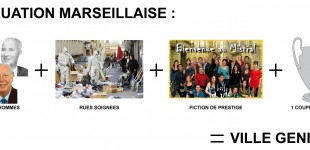 Equation marseillaise D’un point de vue mathématique, soit les Marseillais se contentent de peu, soit ils sont vraiment à chier en calcul.